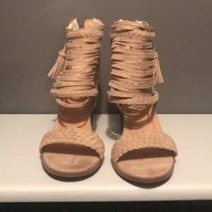Not Rated Beige Sandal size 8 NWOT